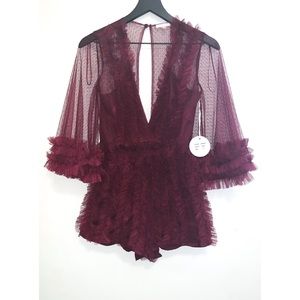 Luxxel Ruffled Romper